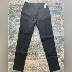 Women's petite black dress pants from Loft